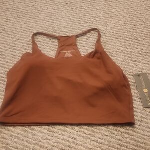 Harmony & Balance Women's Sports Bra - Brown